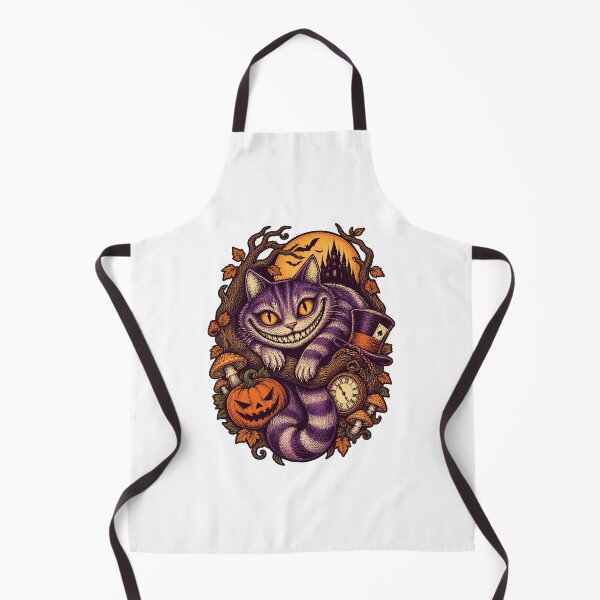 Item preview, Whimsical Cheshire Cat Smiling Illustration with Striped Pattern and Mysterious Eyes designed and sold by nilakastrati04.