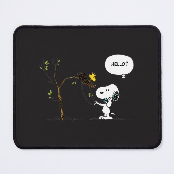 Item preview, Snoopy Calling Woodstock Cute Cartoon Illustration designed and sold by Trendy Tee.