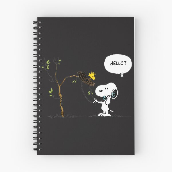 Item preview, Snoopy Calling Woodstock Cute Cartoon Illustration designed and sold by Trendy Tee.