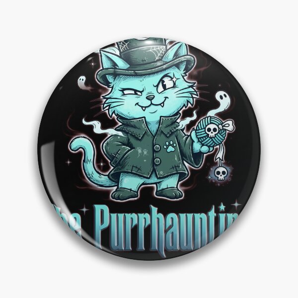 Item preview, Glowy Ghost Cat Top Hat Halloween Art-10 designed and sold by KristinNorma.