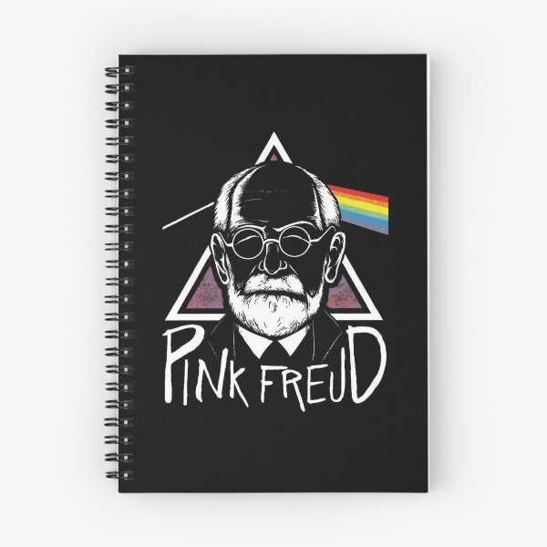 Item preview, Pink Freud Parody Artwork | Dark Side Prism Psychoanalysis Print | Classic Rock Wall designed and sold by MusixMerch.