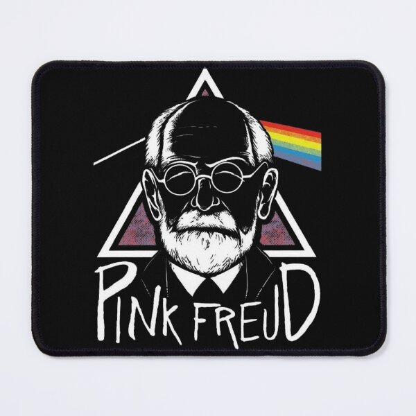 Item preview, Pink Freud Parody Artwork | Dark Side Prism Psychoanalysis Print | Classic Rock Wall designed and sold by MusixMerch.