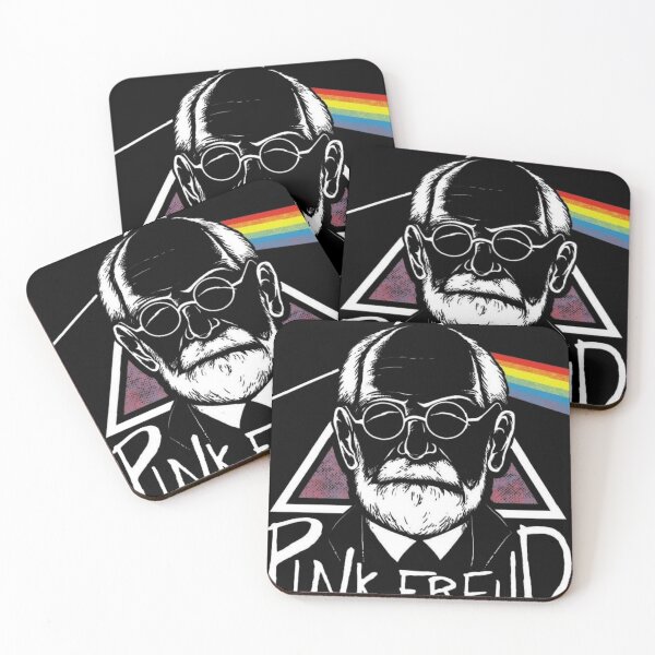 Item preview, Pink Freud Parody Artwork | Dark Side Prism Psychoanalysis Print | Classic Rock Wall designed and sold by MusixMerch.