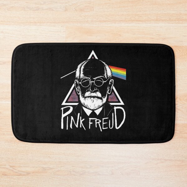 Item preview, Pink Freud Parody Artwork | Dark Side Prism Psychoanalysis Print | Classic Rock Wall designed and sold by MusixMerch.