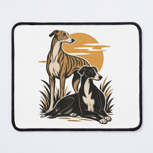 Item preview, Relaxed Brindle Hound Dog Resting Head Art Print designed and sold by Piiouf.