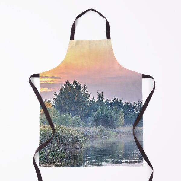 Item preview, Peach Mist Over the Quiet Lake designed and sold by MariaAbaza.