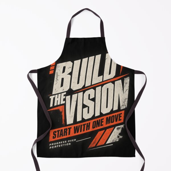 Item preview, Build the Vision Bold Grunge Motivational Typography Design designed and sold by @SHINTOSARTSTORE.