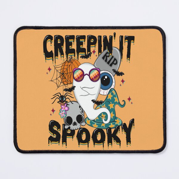 Item preview, Creepin’ It Spooky – Cute Halloween Ghost Retro Design designed and sold by MarlandTreasures.