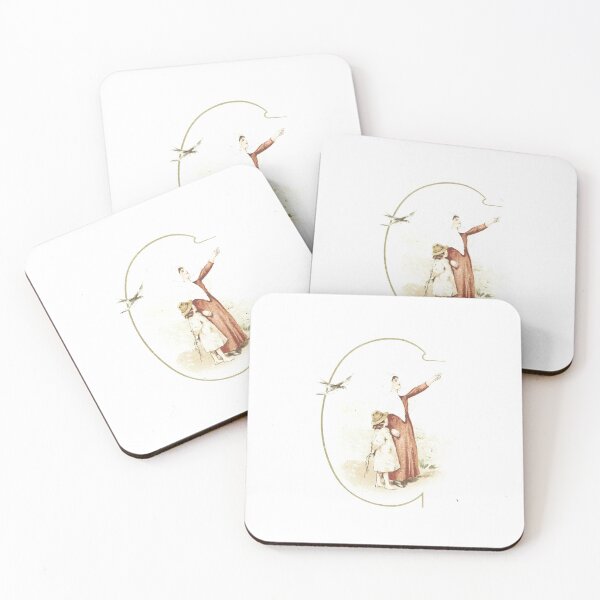Item preview, Vintage Mother and Child Pointing at Swallow designed and sold by Antique Science Press.