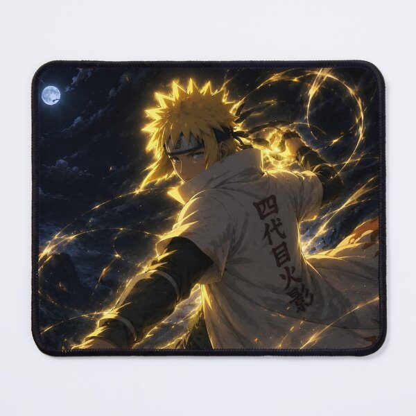 Item preview, Golden Flash Shinobi – Legendary Ninja Anime Warrior Night Artwork designed and sold by Dyan4.