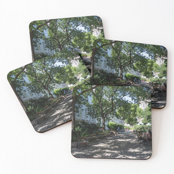 Item preview, Shaded Courtyard in Vienna designed and sold by BadWolfStudios.