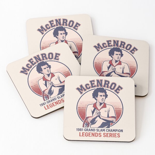 Item preview, 1981 Grand Slam Champion Legends Series Retro Tennis Art designed and sold by OutofFocusShop.