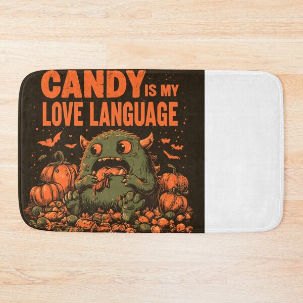 Item preview, Candy Is My Love Language Monster Halloween designed and sold by NicolasGlowArt.
