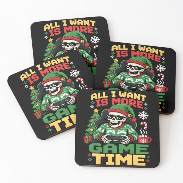 Item preview, Funny Gamer All I Want Is More Game Time Christmas Tee designed and sold by Design Vibras.