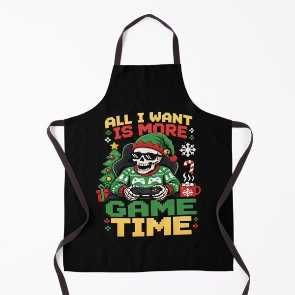 Item preview, Funny Gamer All I Want Is More Game Time Christmas Tee designed and sold by Design Vibras.