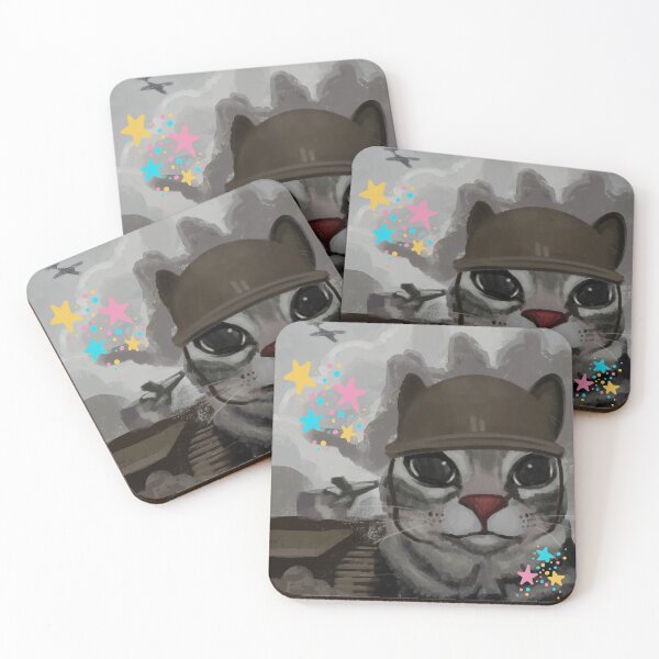 Item preview, War Cat Meme w/ Sparkles ✨ designed and sold by OricnsBelt.