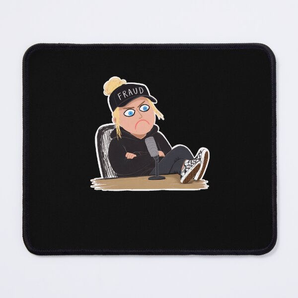Item preview, Fraud Cap Microphone Skeptic Cartoon Art designed and sold by KristinNorma.