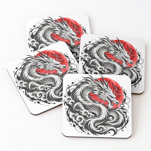 Item preview, apanese Sumi-e Dragon – Modern Japanese Ink Art designed and sold by KASUMINK.