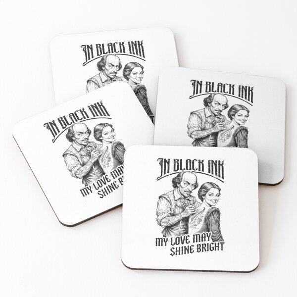 Item preview, Tattoo Shakespeare In Black Ink Funny Vintage Inked Maiden designed and sold by GrandeDuc.