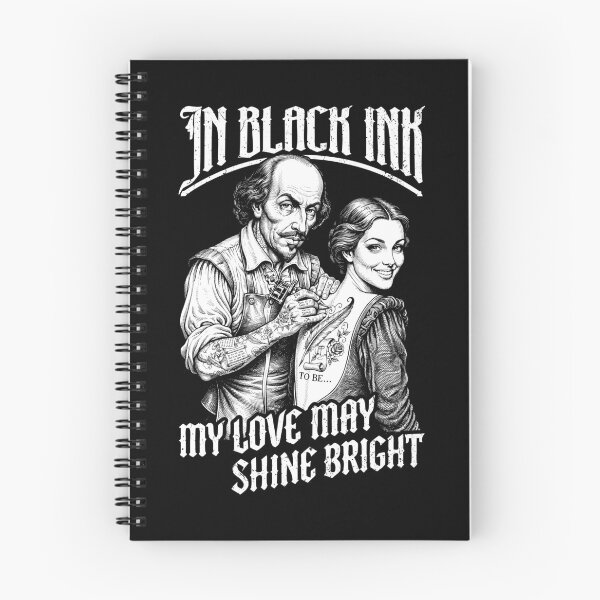 Item preview, Tattoo Shakespeare In Black Ink Funny Vintage Inked Maiden designed and sold by GrandeDuc.