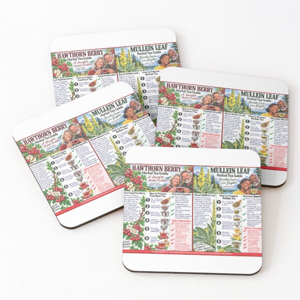 Item preview, Hawthorn Berry and Mullein Tea Guide designed and sold by New Wave Artworks & Odds &Ends.