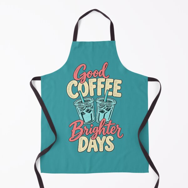 Item preview, Good Coffee Brighter Days – Iced Coffee Lover Quote Design designed and sold by Trendi Kloset.