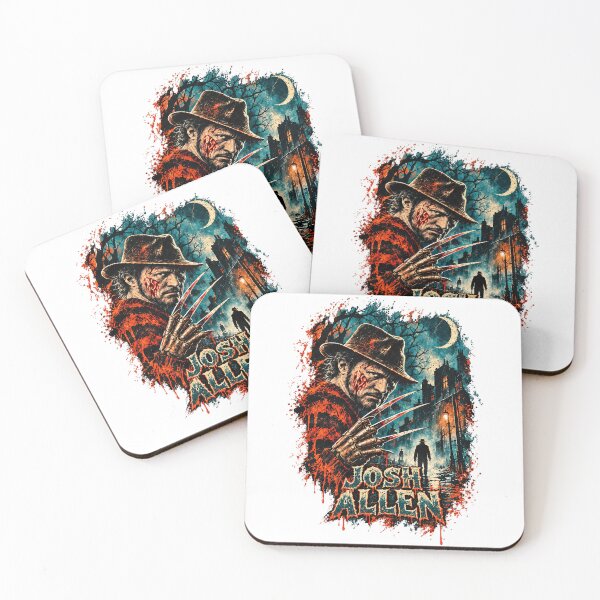 Item preview, Josh Allen A Nightmare On Buffalo Horror Graphic designed and sold by YAWO-PAE.