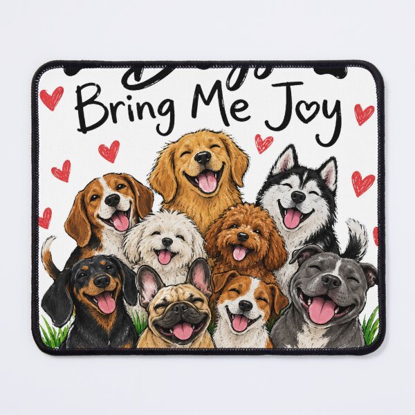 Item preview, Dogs Bring Me Joy Happy Dog Lover designed and sold by KokoDeez.