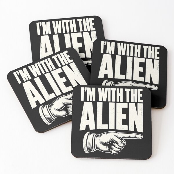 Item preview, I'm with The Alien Shirt Adult Kids Matching Alien Costume T-Shirt – Funny Alien Costume Family Gift designed and sold by Trendably.