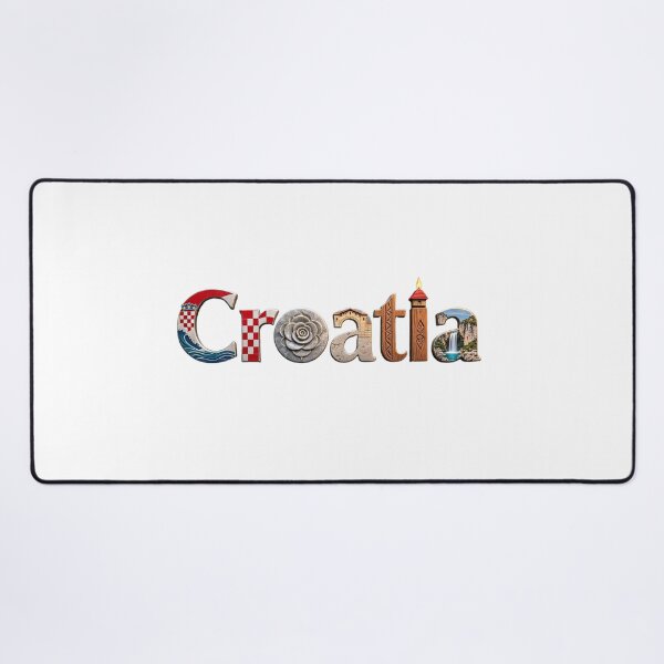 Item preview, Croatia – Coast, Culture & Landmarks Word Art designed and sold by VladisWorld.
