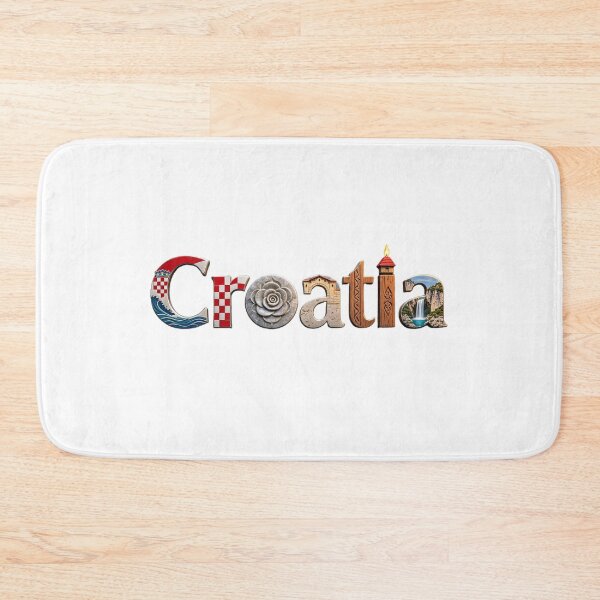 Item preview, Croatia – Coast, Culture & Landmarks Word Art designed and sold by VladisWorld.
