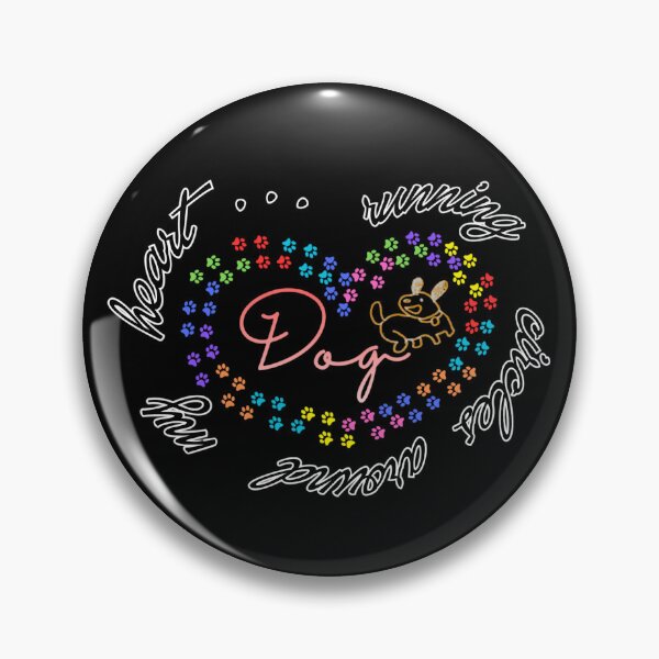 Item preview, Dog running circles around my heart designed and sold by Konexions.