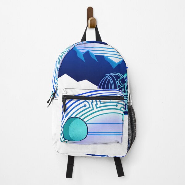Item preview, Cosmic Observatory Retro Futuristic Landscape designed and sold by Stoic-Shop.