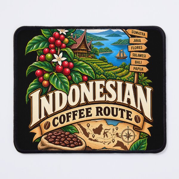 Item preview, Indonesian Coffee Route Part 1 designed and sold by Ahsacom.