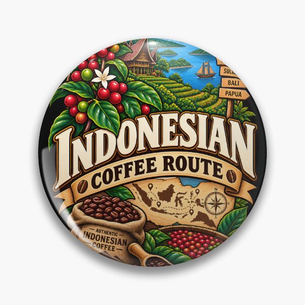 Item preview, Indonesian Coffee Route Part 1 designed and sold by Ahsacom.