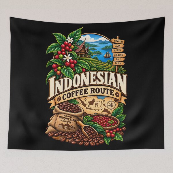 Item preview, Indonesian Coffee Route Part 1 designed and sold by Ahsacom.