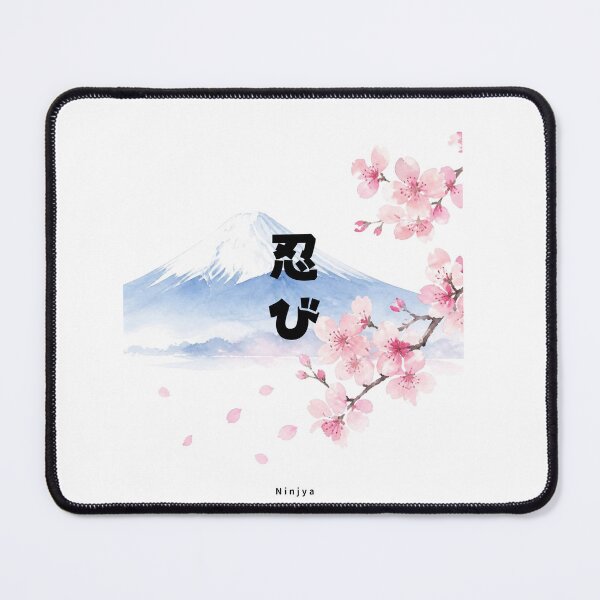 Item preview, Shinobi - Ninja | Mount Fuji & Cherry Blossom | Japanese Design designed and sold by JapanMemoir.