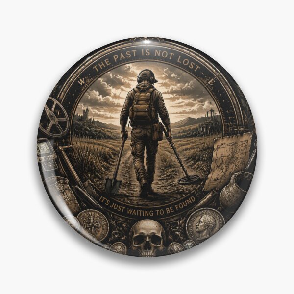 Item preview, The Past Is Not Lost – Metal Detecting and Relic Hunting designed and sold by FreePath-Move.