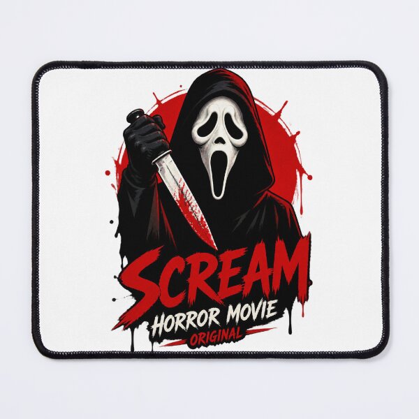 Item preview, Scream Inspired Horror Movie Artwork Featuring Ghostface Mask Design designed and sold by ArthurBlake.
