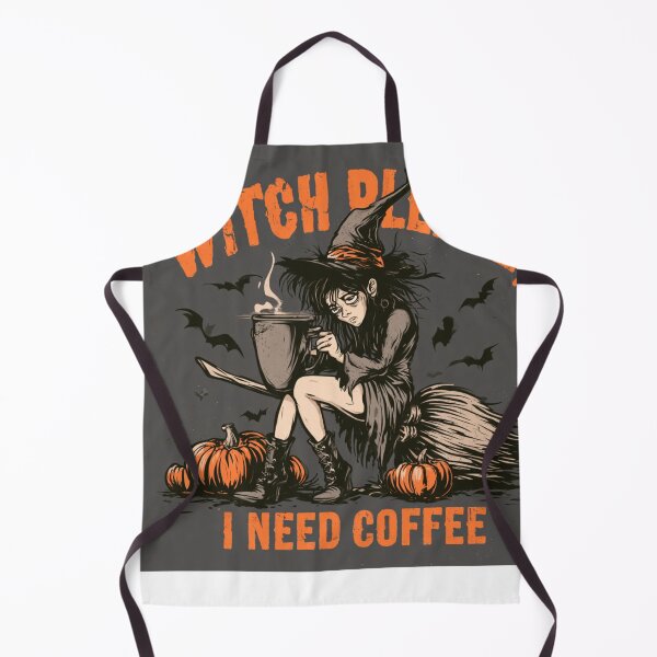 Item preview, Witch Please I Need Coffee Funny Halloween Witch designed and sold by NicolasGlowArt.