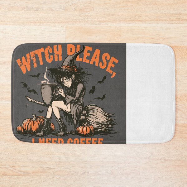 Item preview, Witch Please I Need Coffee Funny Halloween Witch designed and sold by NicolasGlowArt.