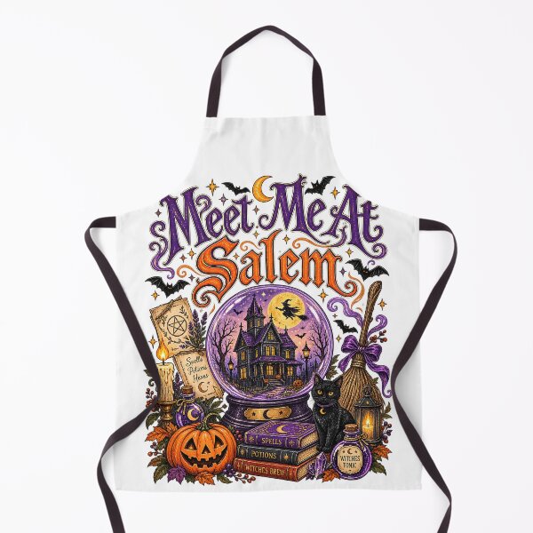 Item preview, Meet Me At Salem Vintage Witch Crystal Ball Art designed and sold by DesignArtist.ia.