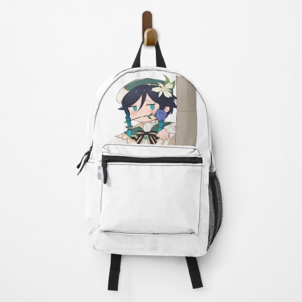 Aperçu de l'œuvre Chibi Venti mignon avec une pomme Genshin Impact créée et vendue par Zappylane.