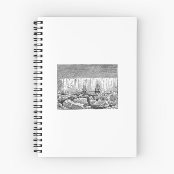 Item preview, Vintage Antarctic Exploration Ships and Iceberg designed and sold by Antique Science Press.