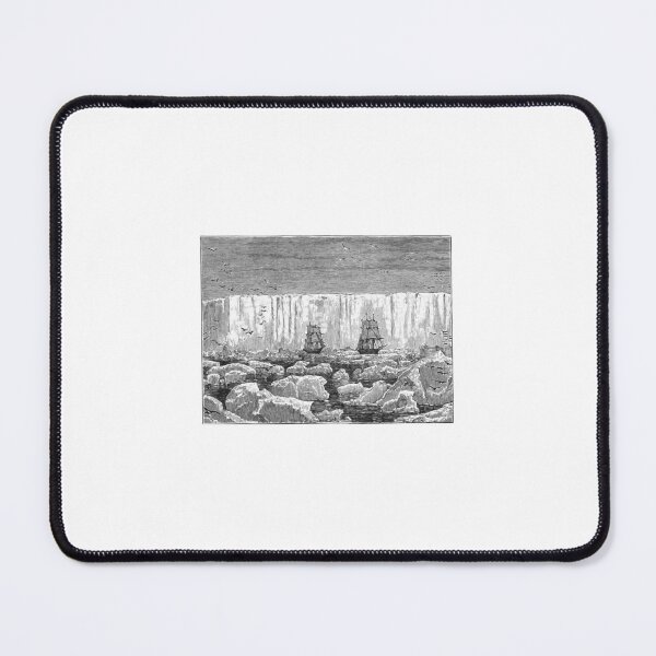 Item preview, Vintage Antarctic Exploration Ships and Iceberg designed and sold by Antique Science Press.