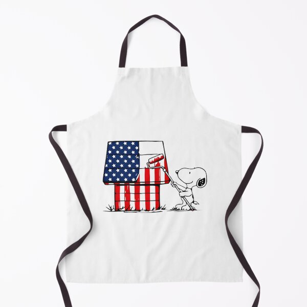 Item preview, Snoopy Painting the American Flag Artwork Inspired by Classic Cartoon designed and sold by loui27.