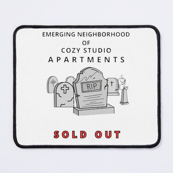 Item preview, Emerging Neighborhood of Cozy Studio Apartments - Sold Out designed and sold by Stefanrajzer.