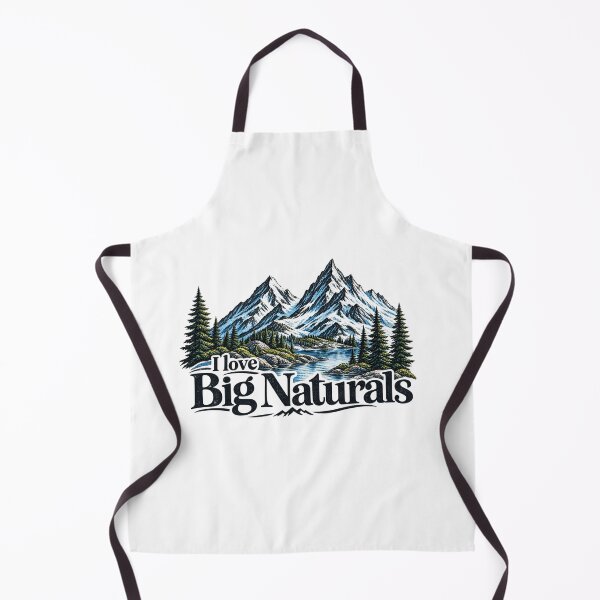 Item preview, I Love Big Naturals Mountain Wilderness Vintage Outdoor Design designed and sold by CreativeNest Prints.