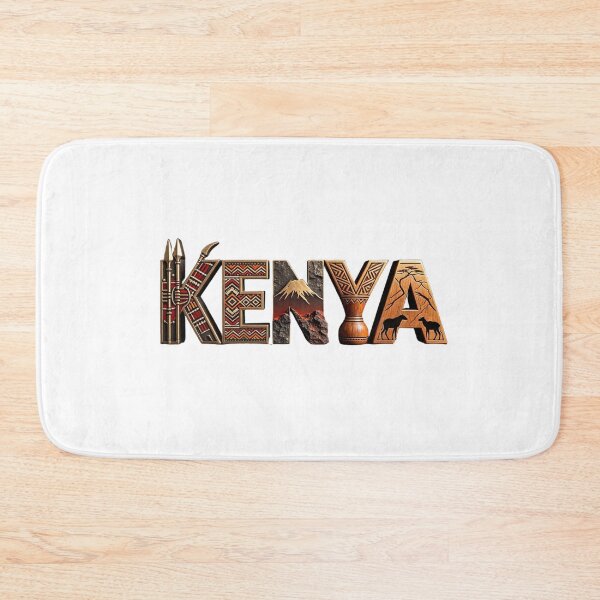 Item preview, Kenya – Culture & Wildlife Word Art designed and sold by VladisWorld.