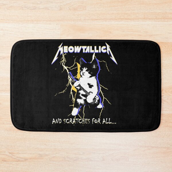 Item preview, Meowtallica Funny Cat Meme  designed and sold by Atsto.